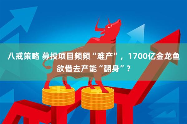 八戒策略 募投项目频频“难产”，1700亿金龙鱼欲借去产能“翻身”？